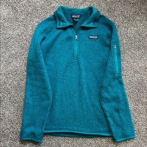 Patagonia Turquoise Fleece Pullover